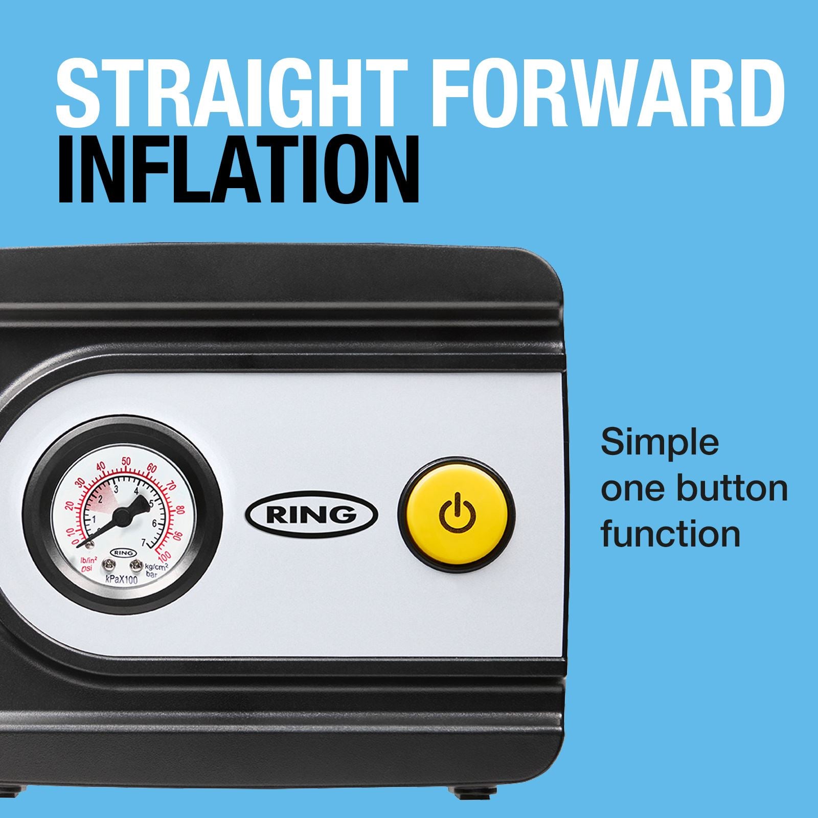 Ring RAC611 TYREinflate 10 Analogue Tyre Inflator