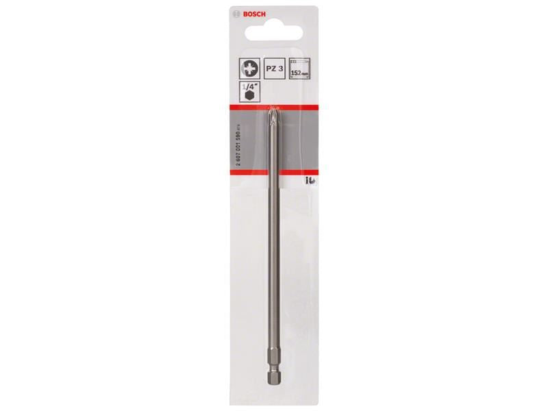 Bosch Powertool Accessories Extra Hard Screwdriver Bit PZ3 x 152mm
