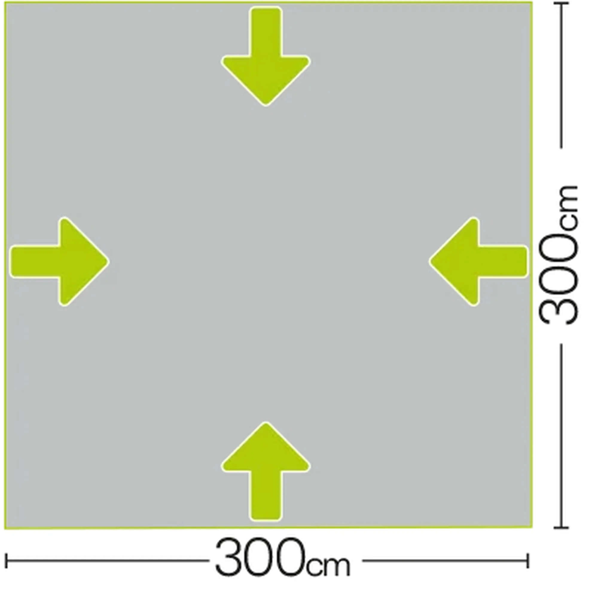 Quest Hobby Air 300 Quick Shelter - Portable Outdoor Canopy