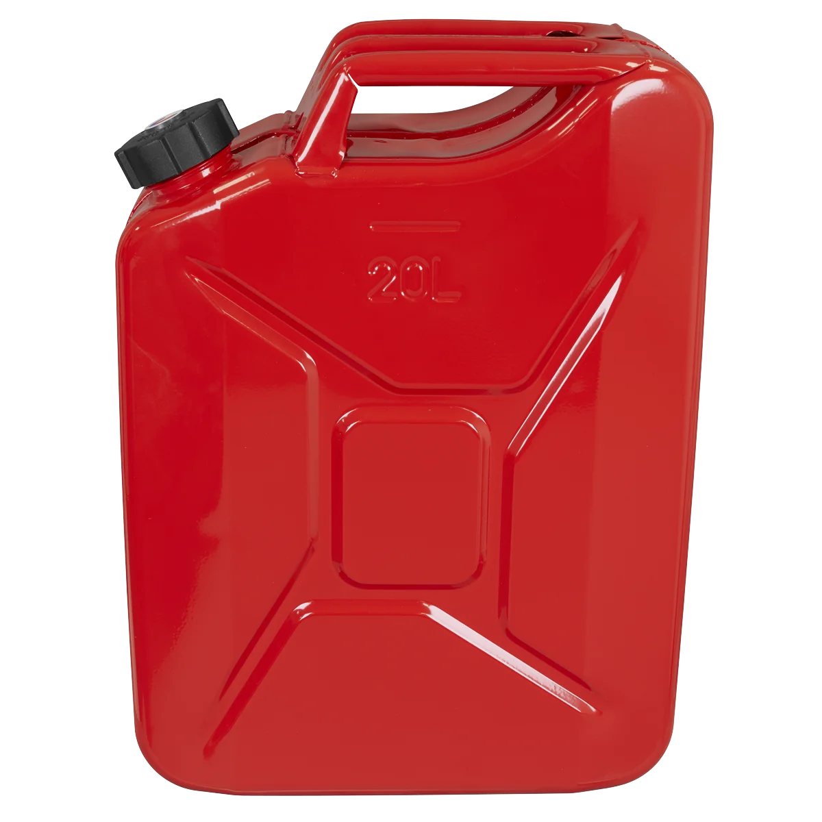Sealey Screw Cap Metal Jerry Can 20L Red