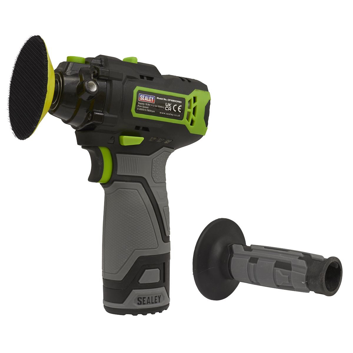 Sealey Cordless Polisher75mm 10.8V 2Ah SV10.8 Series CP108VCP