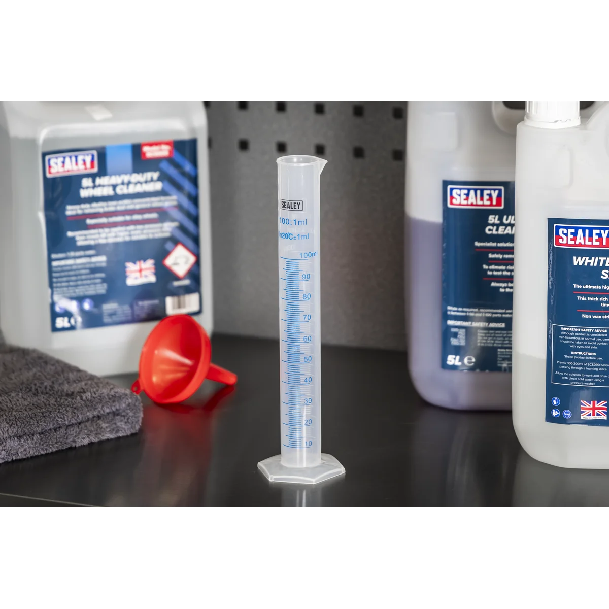 Sealey Graduated Measuring Cylinder Set 5 Piece