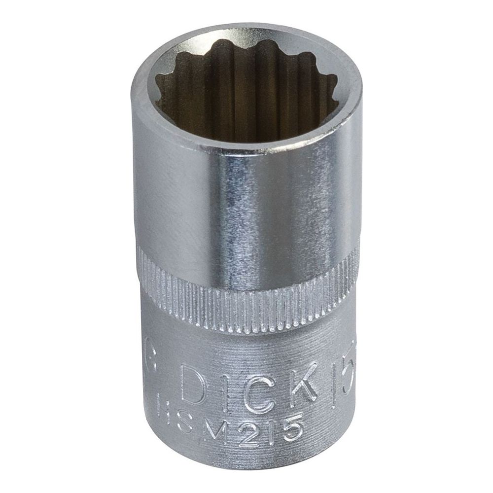 King Dick Socket SD 1/2" Metric 12pt 15mm