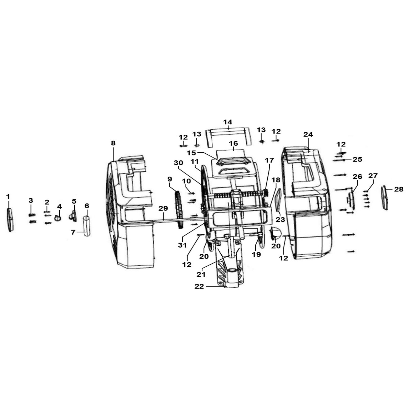 Sealey Slow return assembly SA824.V2-31