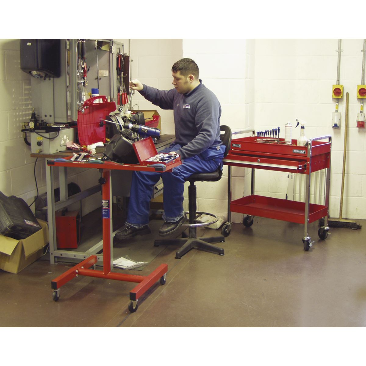 Sealey Mobile Work Station Adjustable-Height AP200