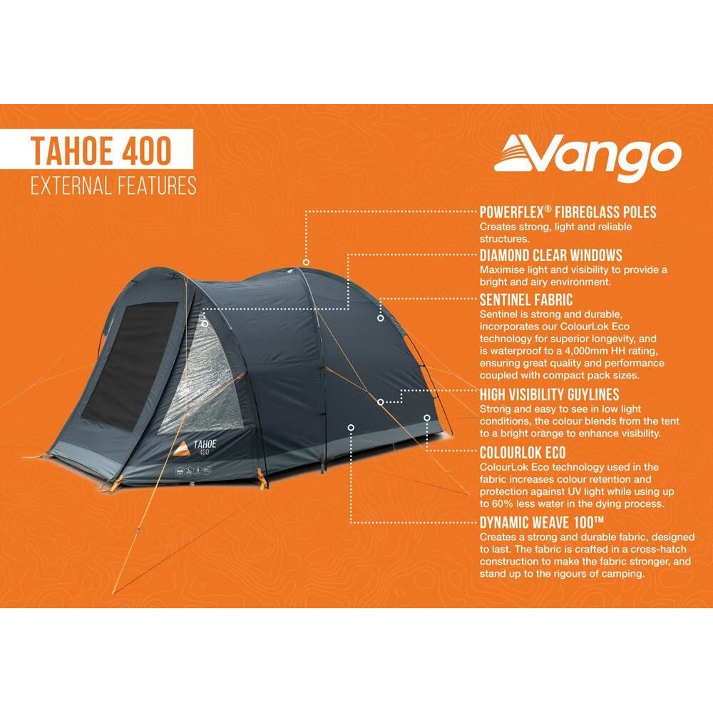 Vango Tahoe 400 Tent Deep Blue