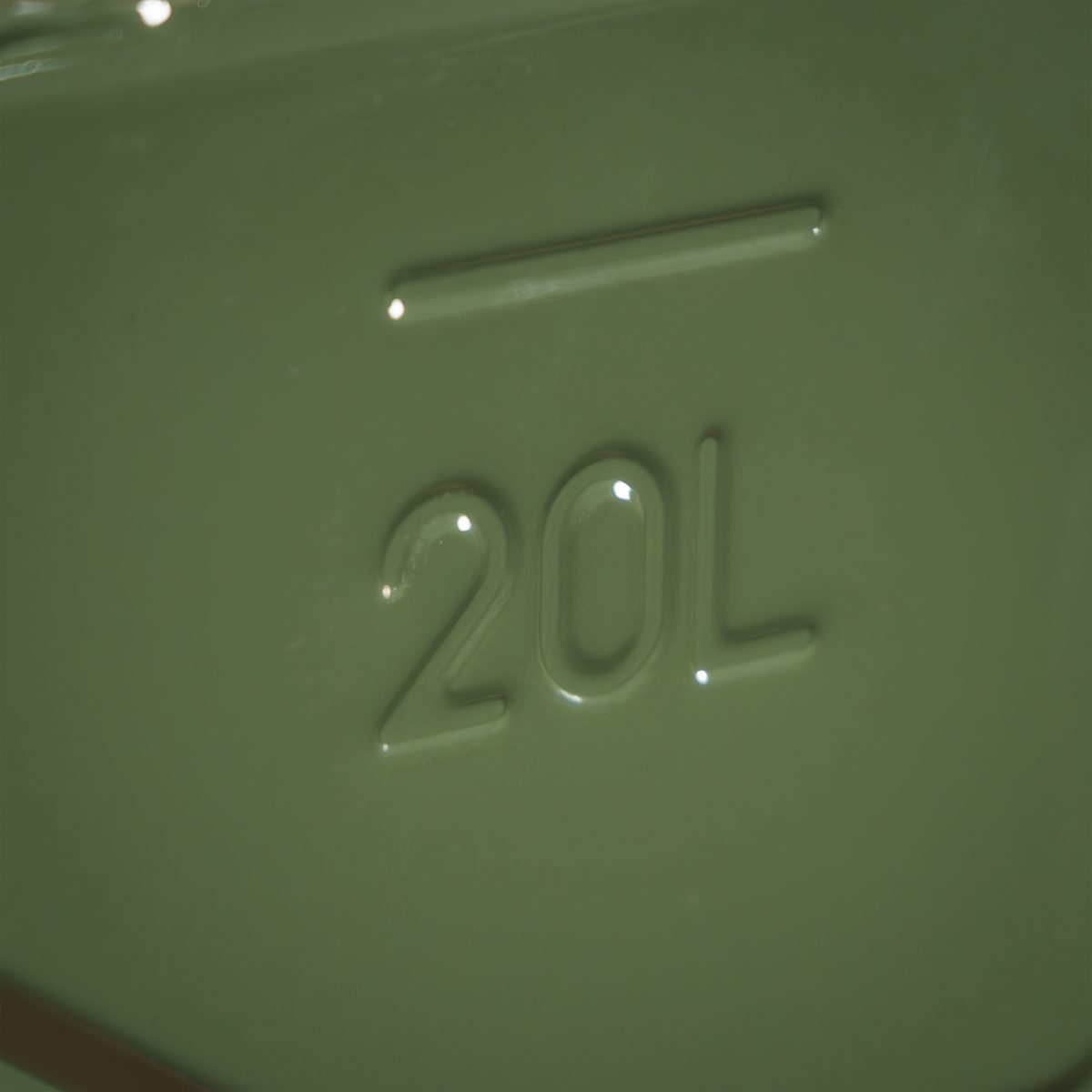Sealey Screw Cap Metal Jerry Can 20L Green