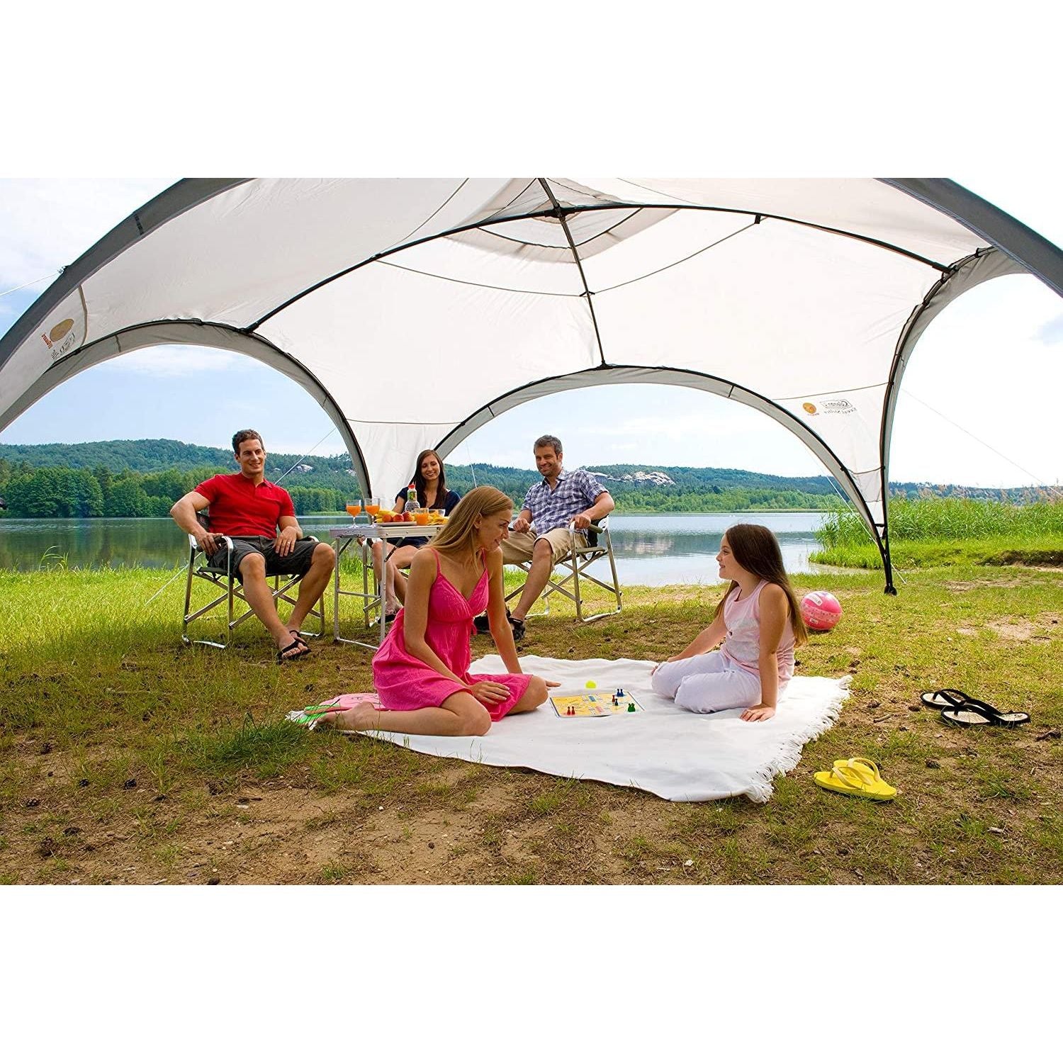 Coleman Event Shelter XL Gazebo Sun Shade Garden & Camping 15x15 4.5M