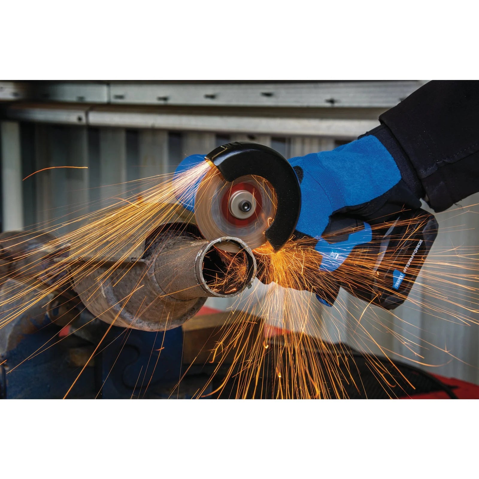Draper 12V Brushless Angle Grinder/Cut Off Tool (Sold Bare) - CAG12VD
