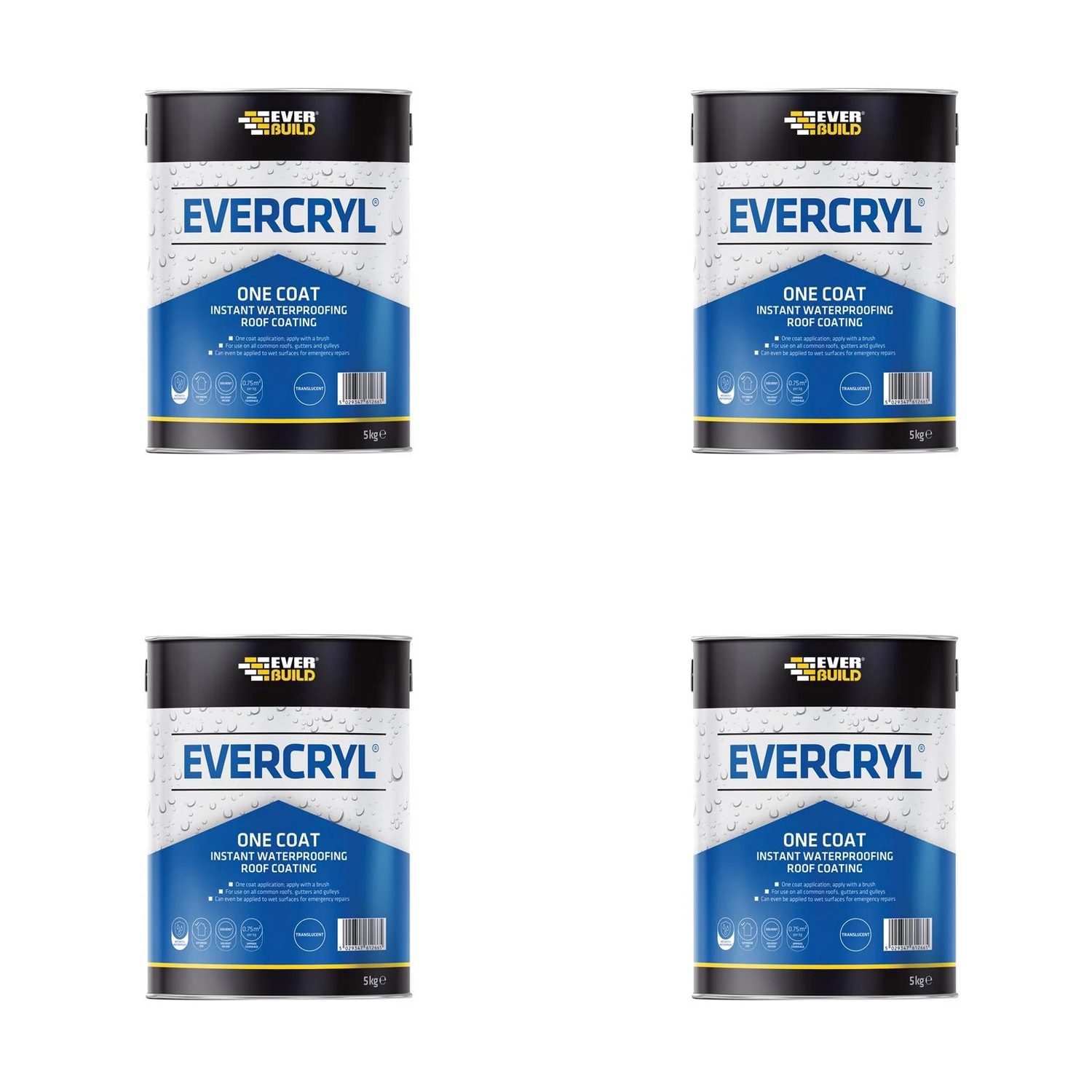 Everbuild Sika Evercryl® One Coat Translucent 5kg - 851590