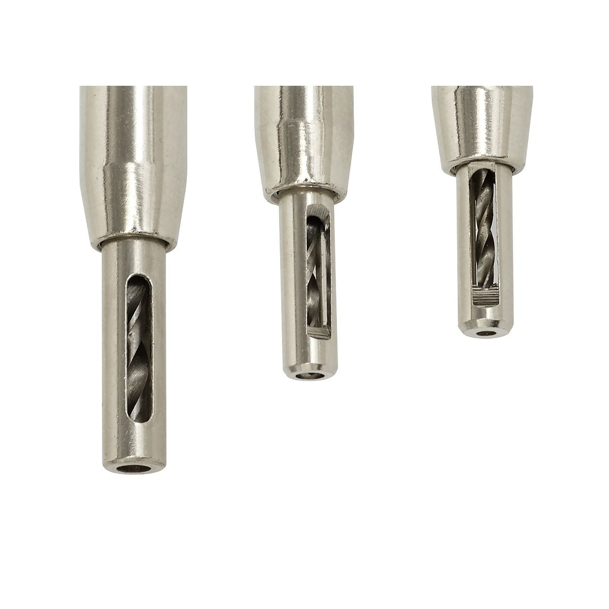 Sealey Self-Centring Chamfered Hinge Drill Set 3pc AK3HD