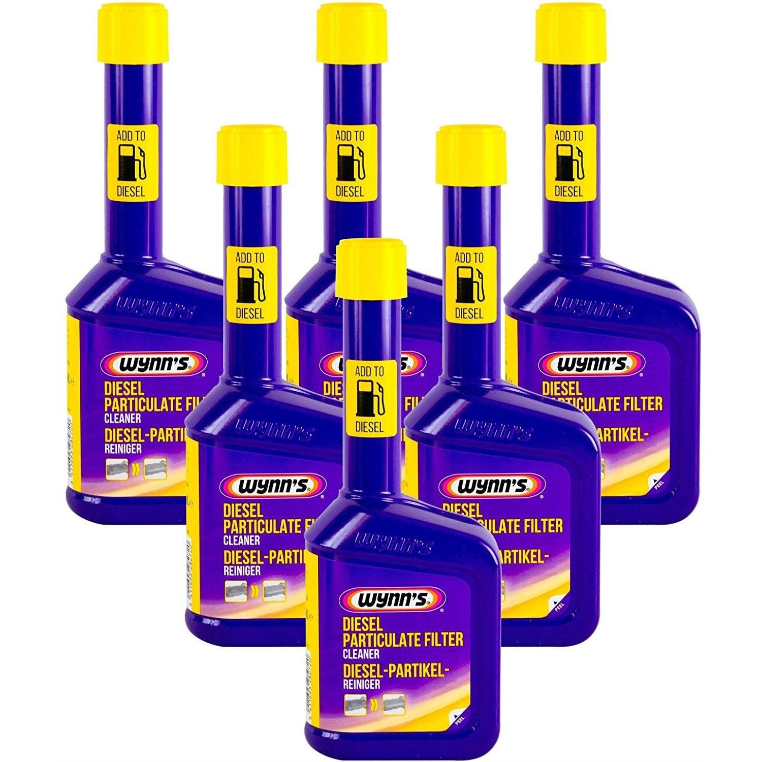 6x Wynns Diesel Particulate Filter DPF Cleaner Regenerator Ultra Fast 325ml