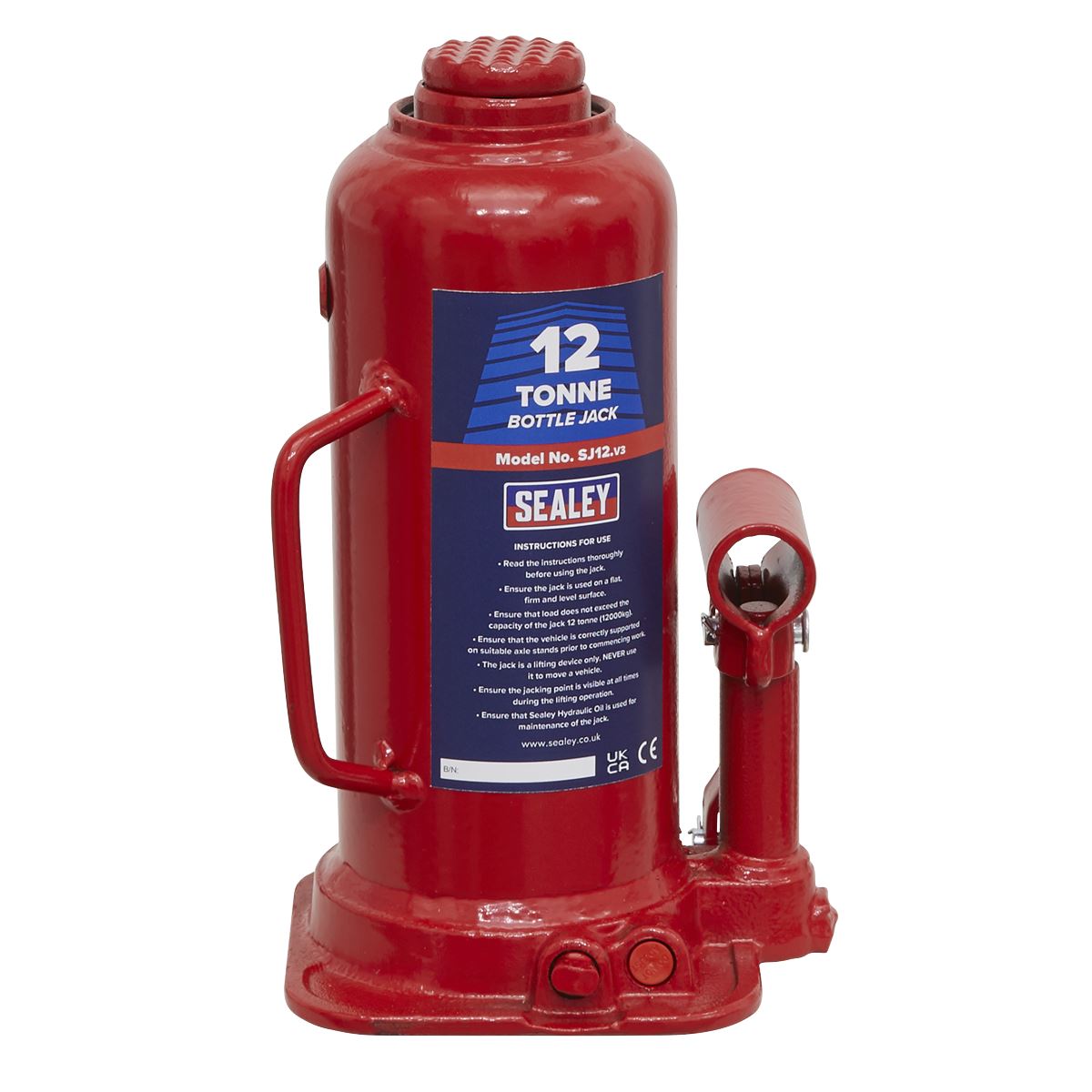 Sealey Bottle Jack 12 Tonne SJ12