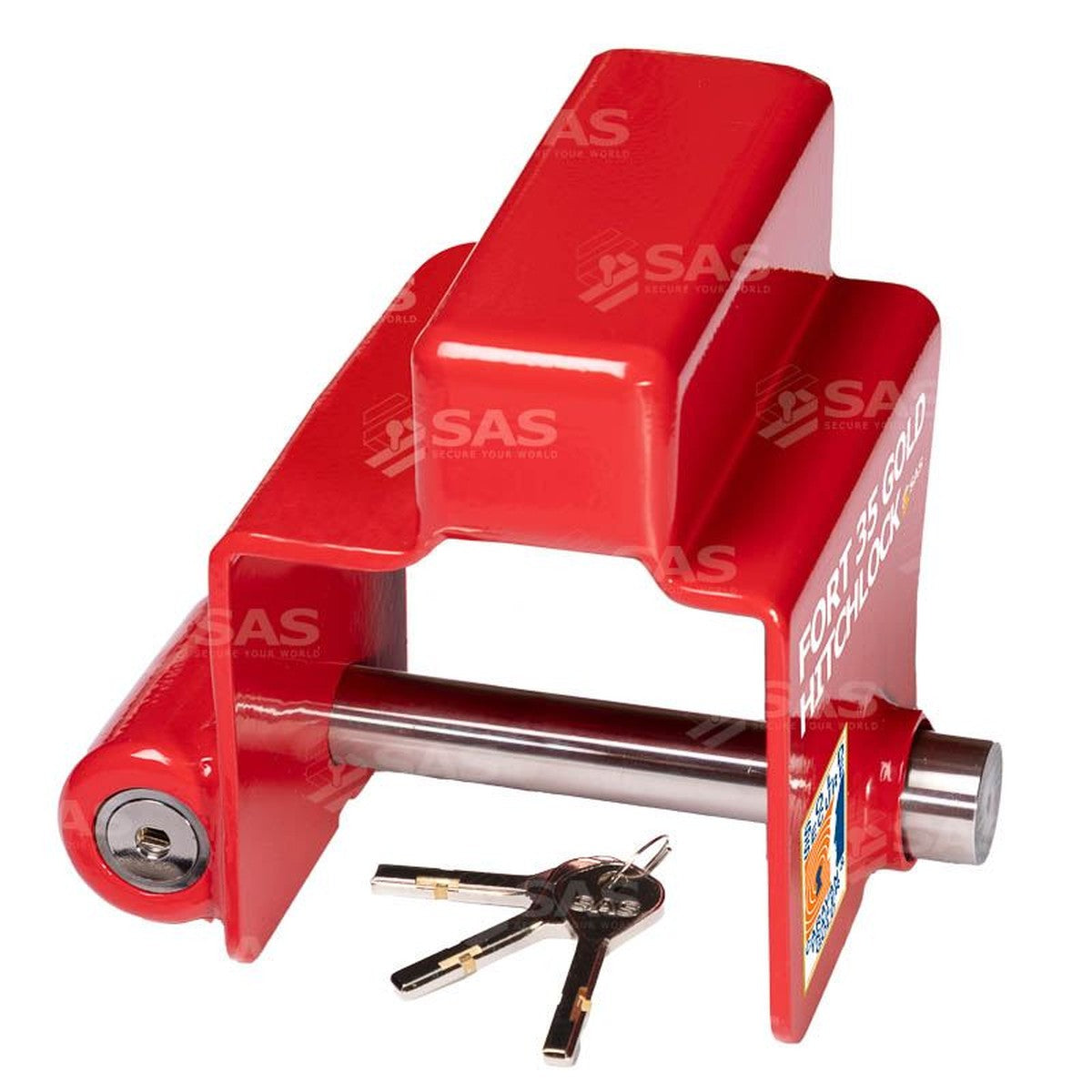 SAS SAS FORT 35 GOLD Hitchlock for AL-KO AKS3504 Stabiliser Coupling Lock Keyed Alike