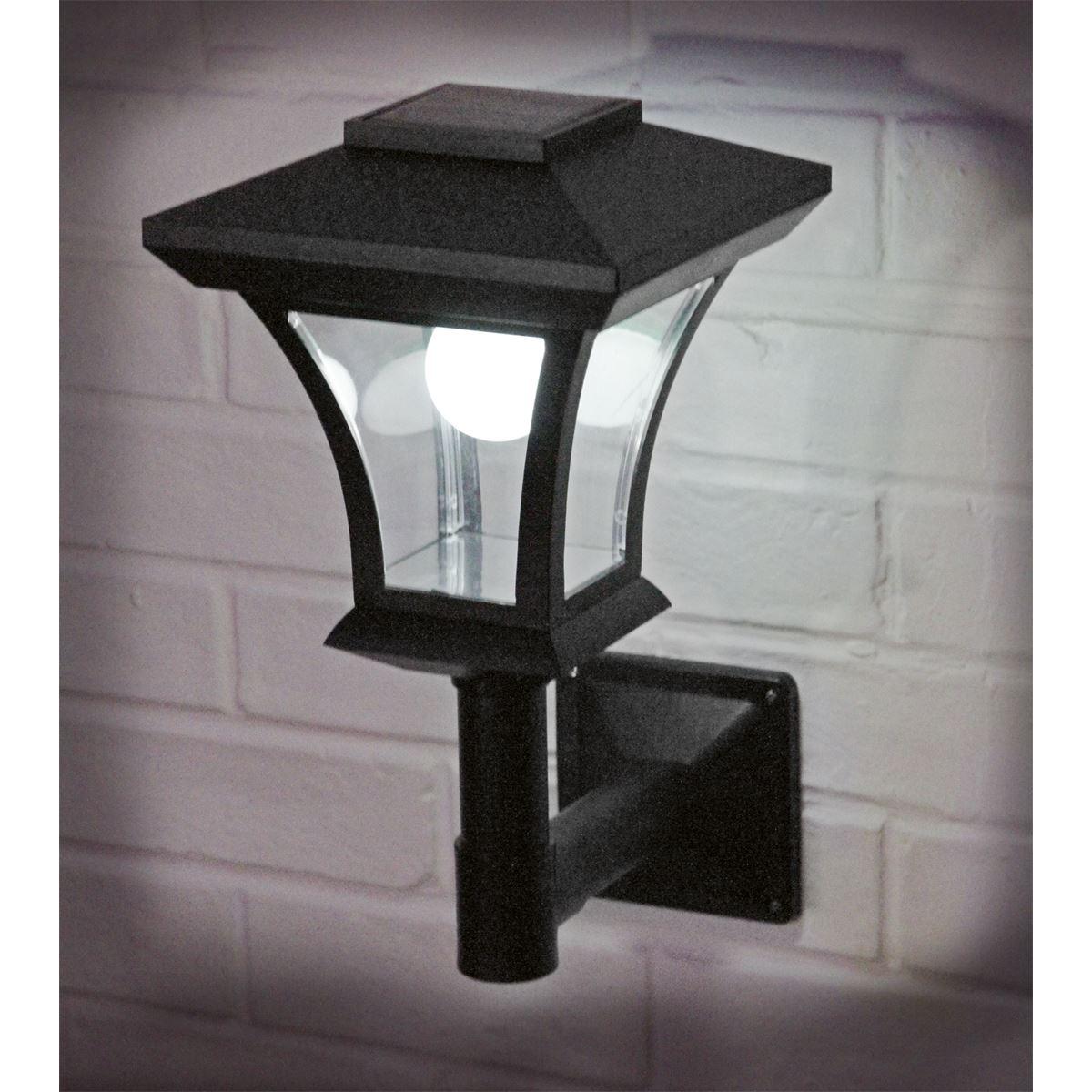Sealey Solar Powered LED Garden Lamp Wall Mounting GL61