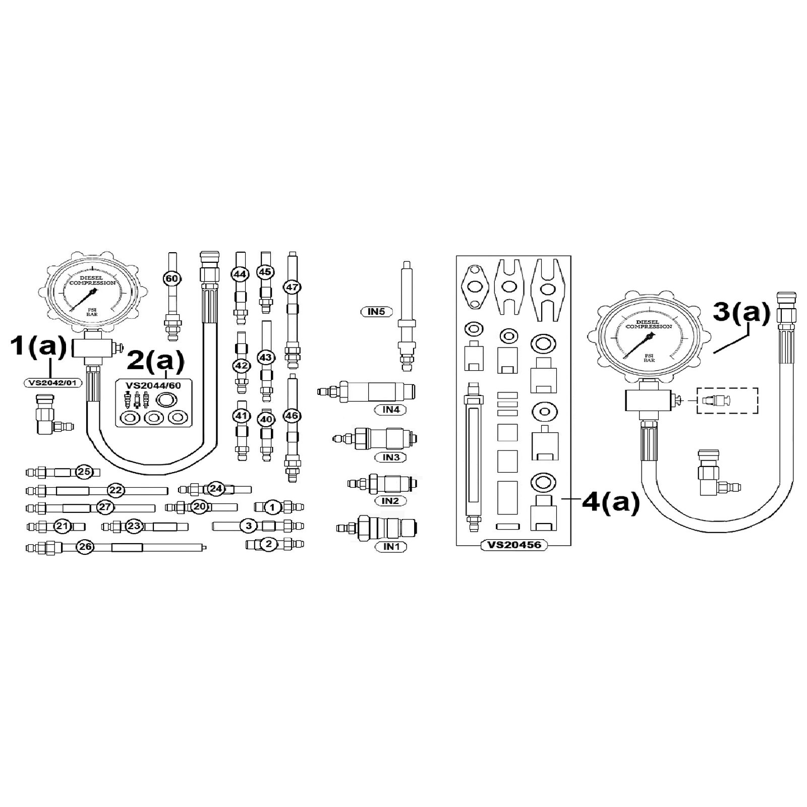 Sealey Dummy injector adaptor (in1) (so) VS2044.01