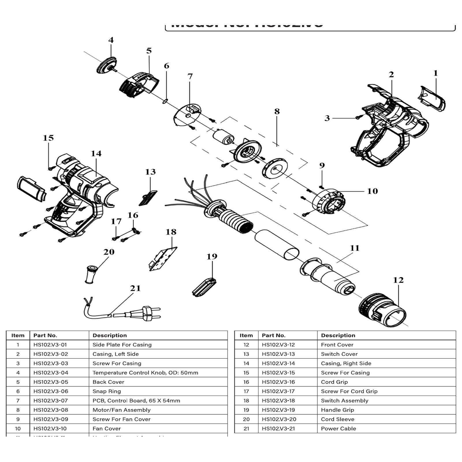 Sealey Snap Ring HS102.V3-06