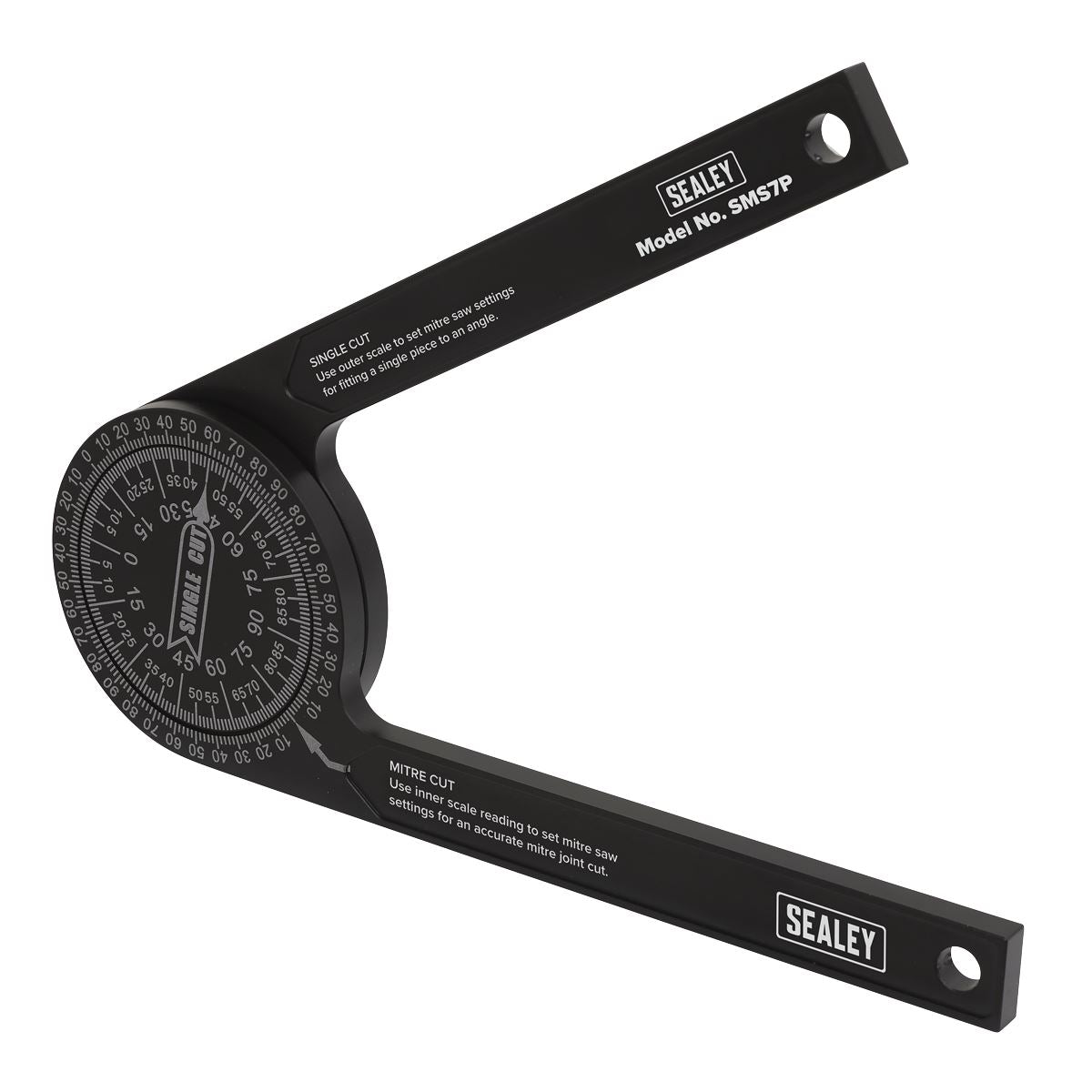 Sealey Mitre Saw Protractor Aluminium SMS7P