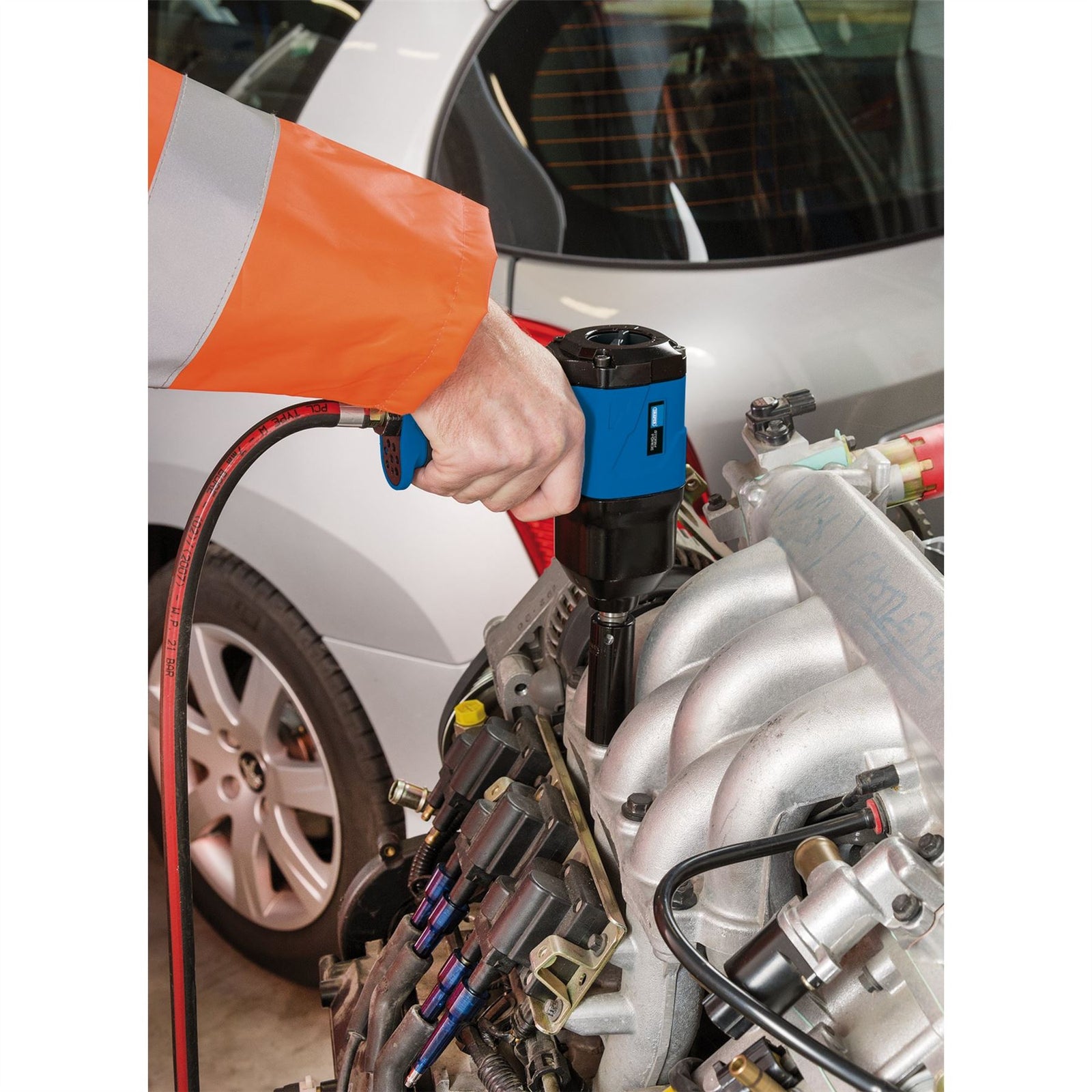 Draper Storm Force Air Impact Wrench with Composite Body, 1/2" Sq. Dr.