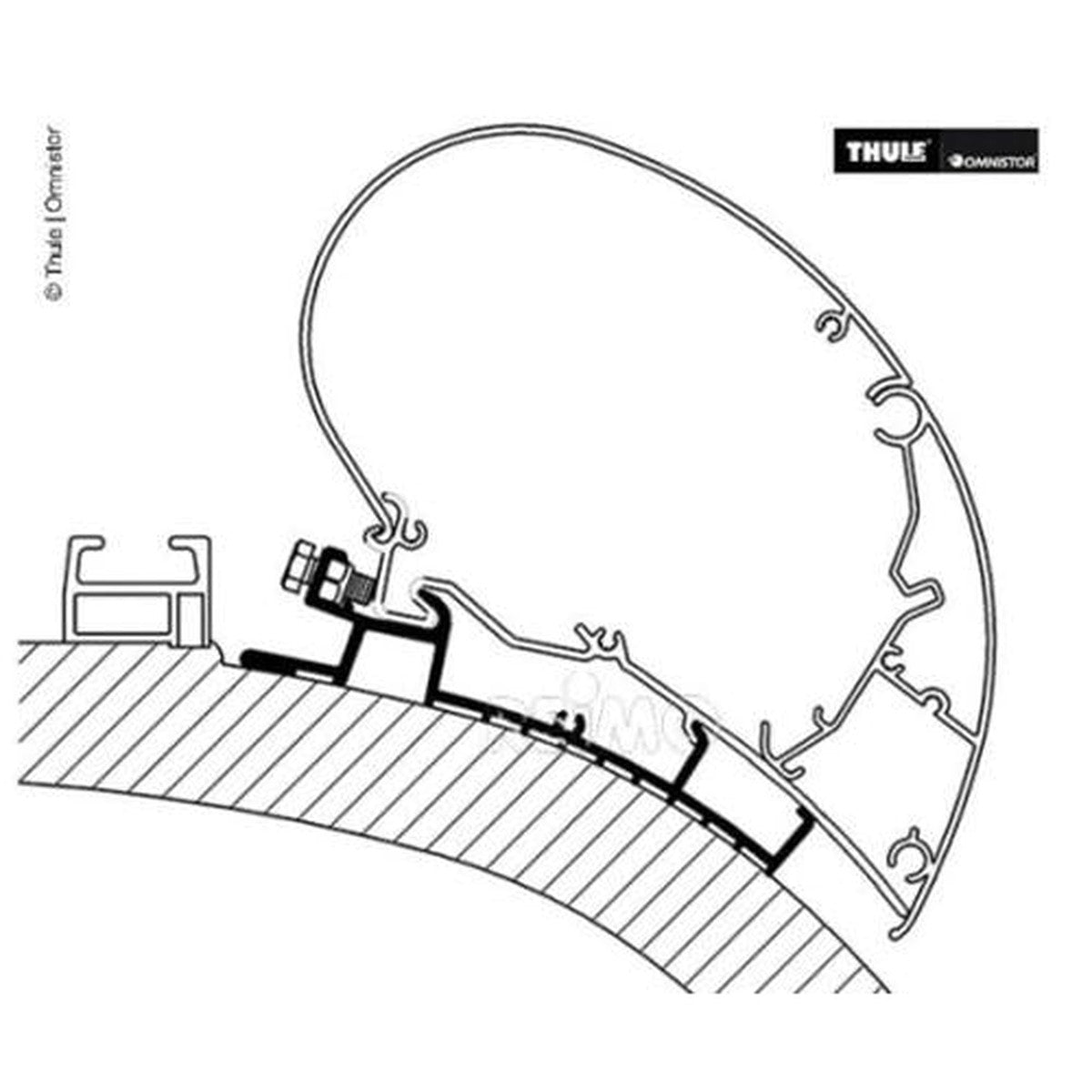 Thule Omnistor Carthago Chic Awning Adapter – Series 6 (From 2014)