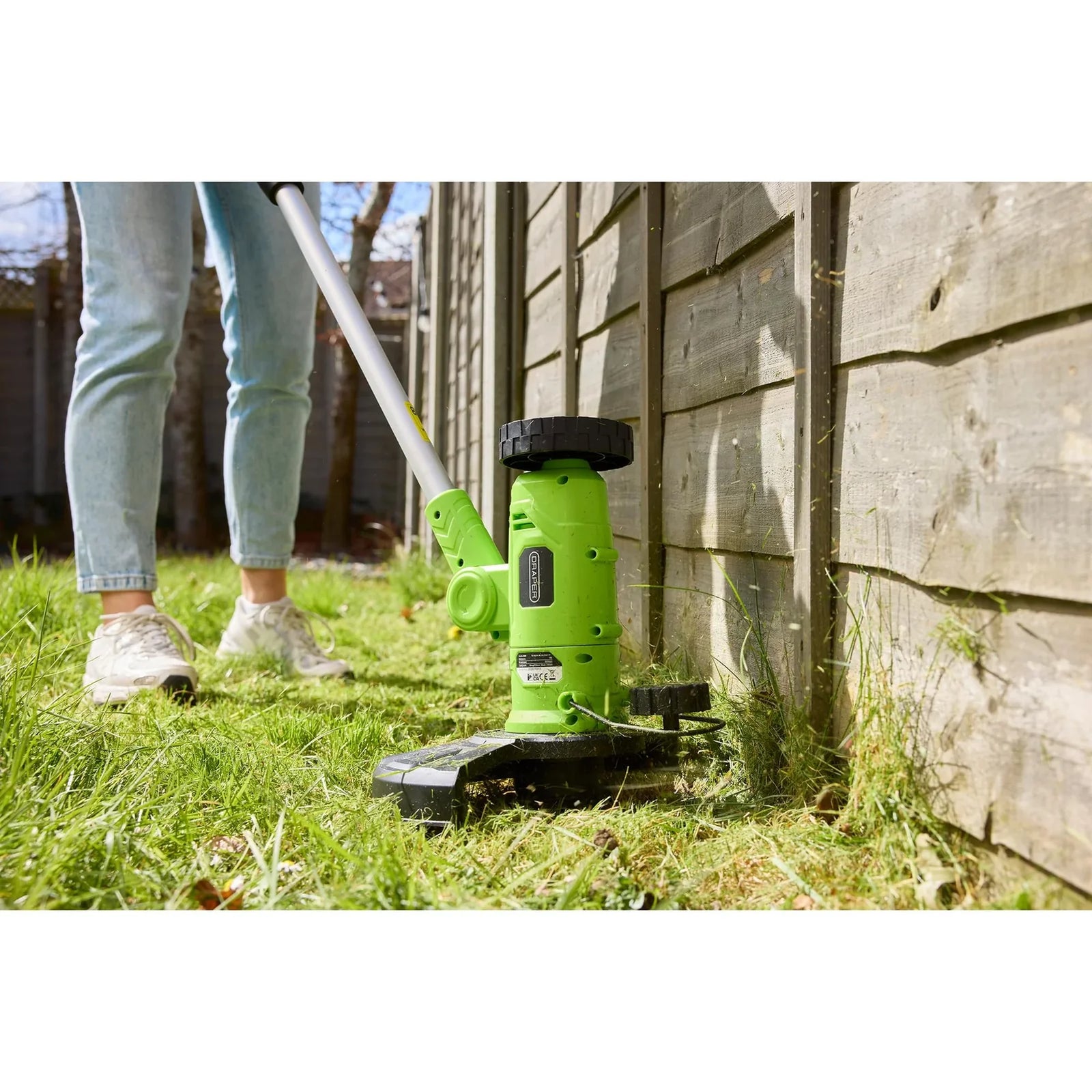 Draper 18V 4-in-1 Multi-Function Grass Trimmer with 2.0Ah Battery