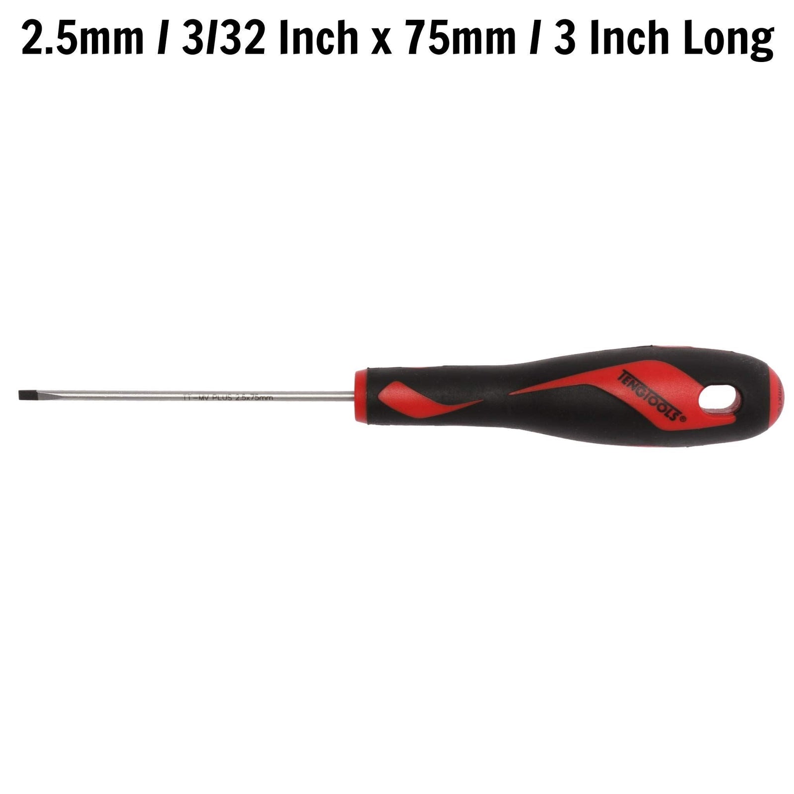 Teng Tools Flat Screwdriver 0.5 x 2.5 x 75mm S