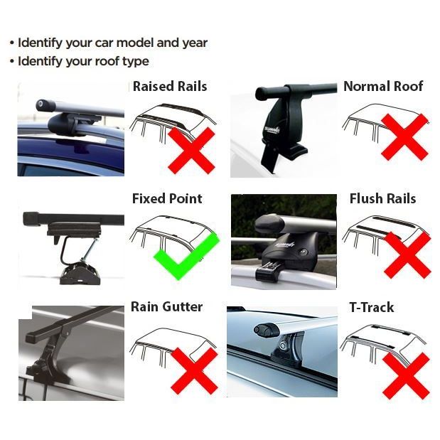 Summit Locking Roof Rack Cross Bars SUP-087