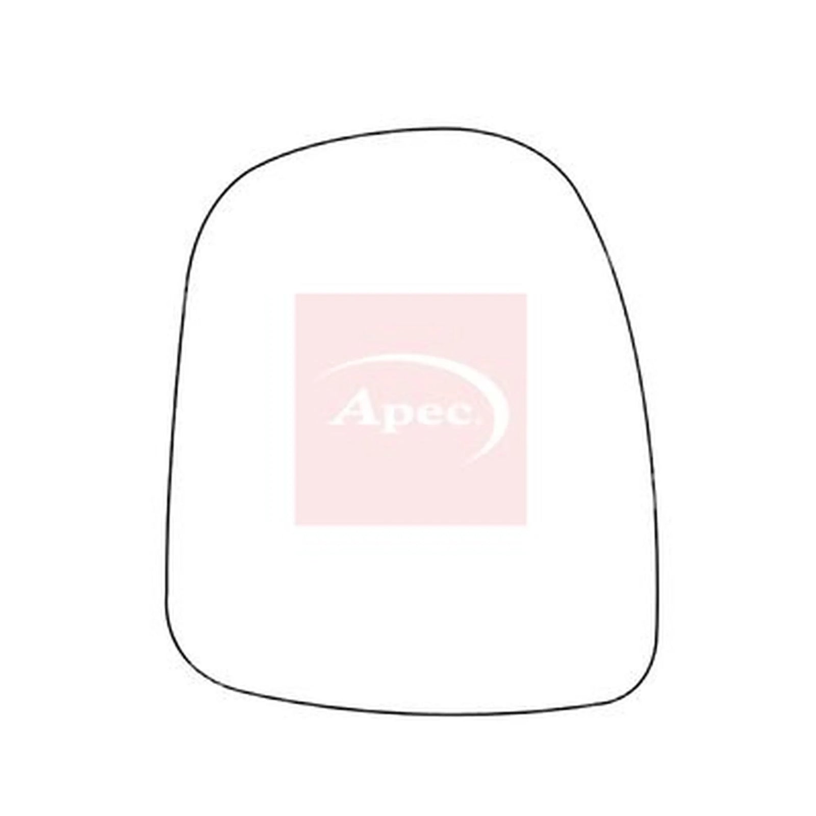 Apec Exterior Wing Mirror Glass Right AMS2060