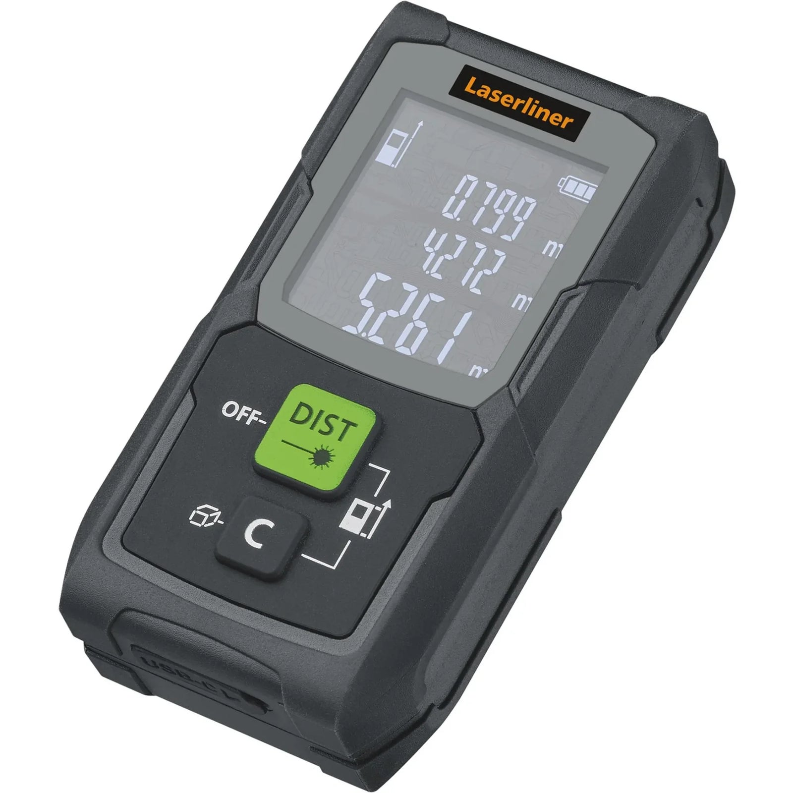 Laserliner 080.842A Mini Laser Rangefinder with Pythagoras Function
