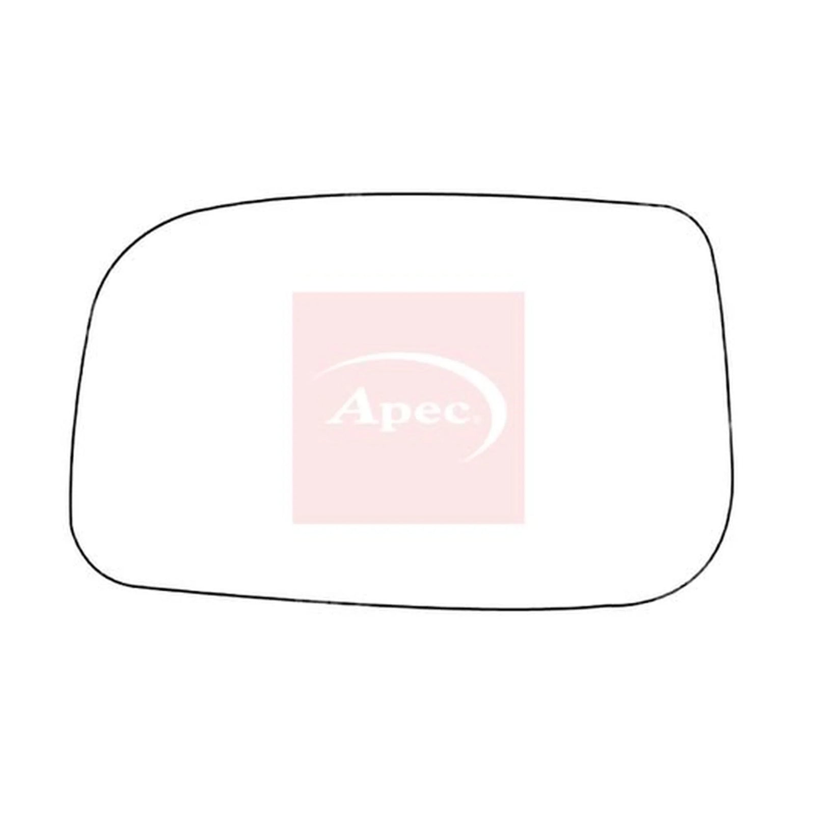 Apec Exterior Wing Mirror Glass Left AMS2191