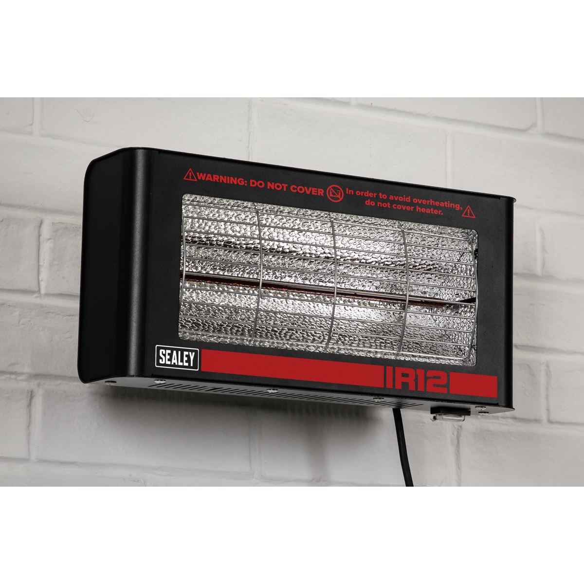 Sealey Wall Mounting Infrared Quartz Heater 1.2W/230V IR12