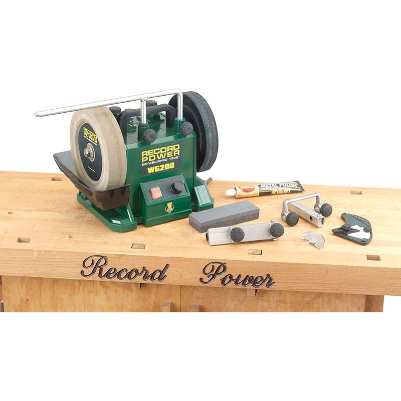 Record Power WG200 200mm (8in) Whetstone Grinder 160W 240V