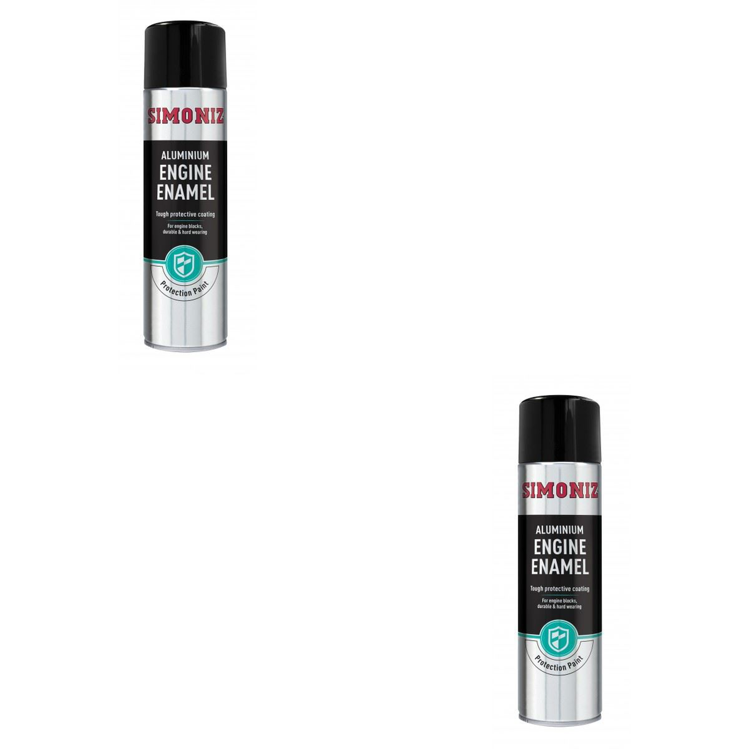 Simoniz Enamel Matt Aluminium Engine Spray Paint 500ml
