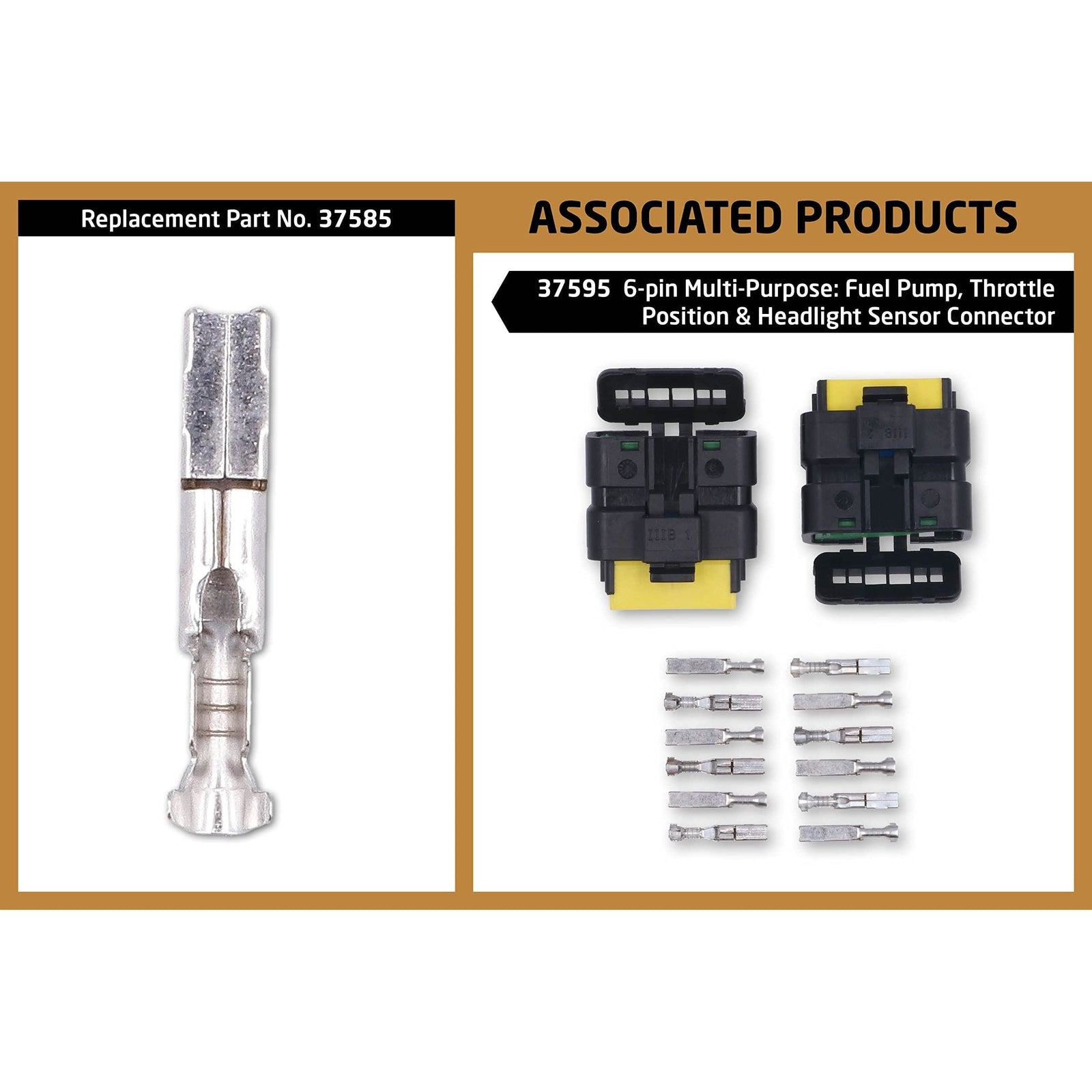Tool Connection for Peugeot Electrical Multipurpose 6 Pin Connector 14pc 37595