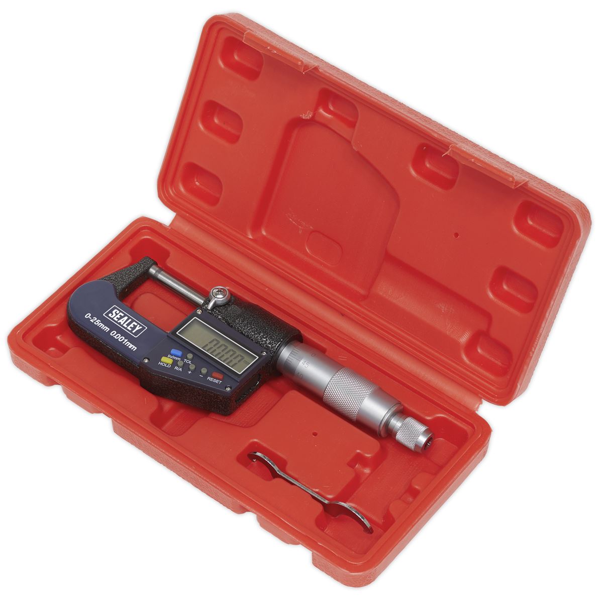 Sealey Digital External Micrometer 0-25mm(0-1")