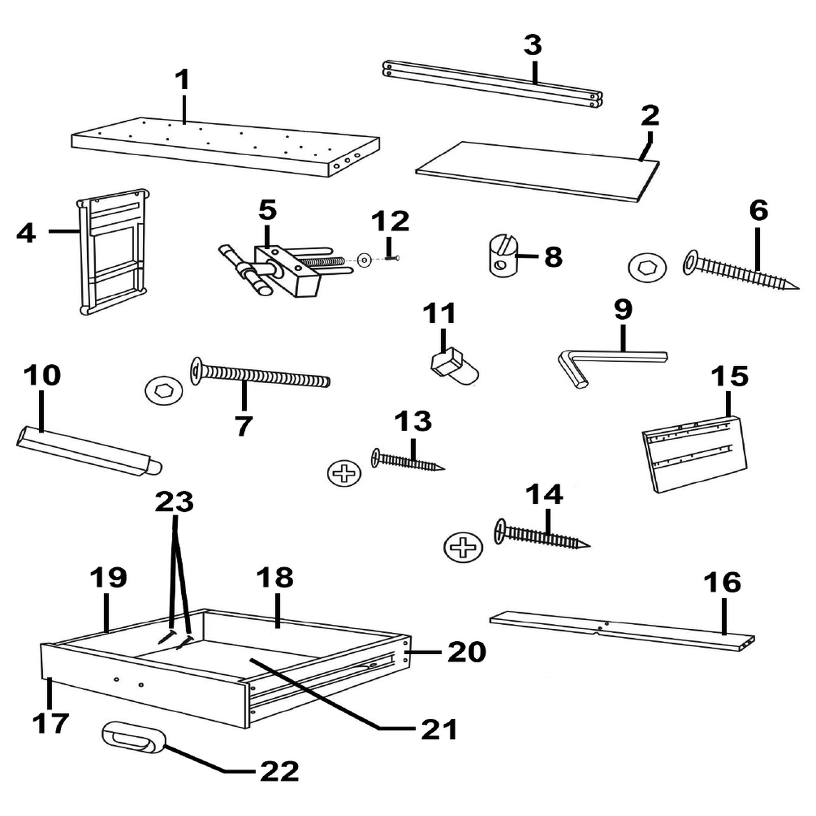 Sealey Lower Support AP1640-16