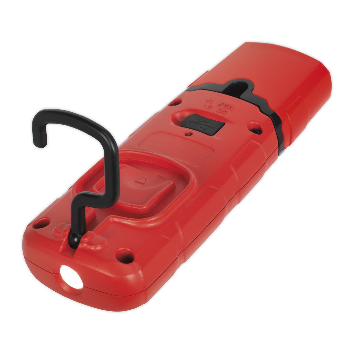 Sealey Rechargeable LED Inspection Lamp 360 COB Work Light Super Bright Red