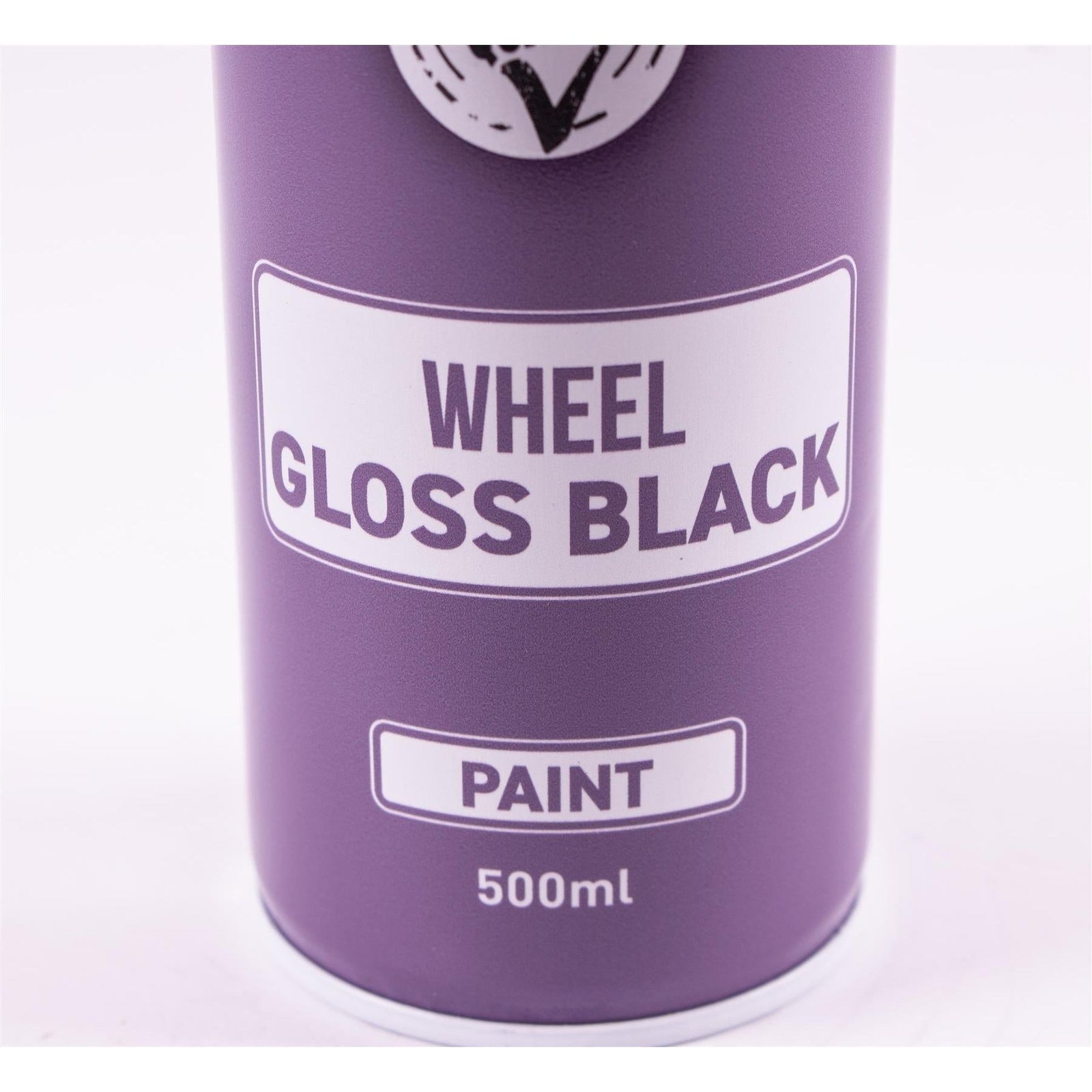 12x Autotek GLOSS BLACK Wheel Paint 500ml Spray Paint High Coverage