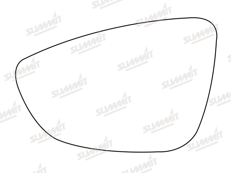 Summit Heated Base Plate With Blind Spot Mirror LHS