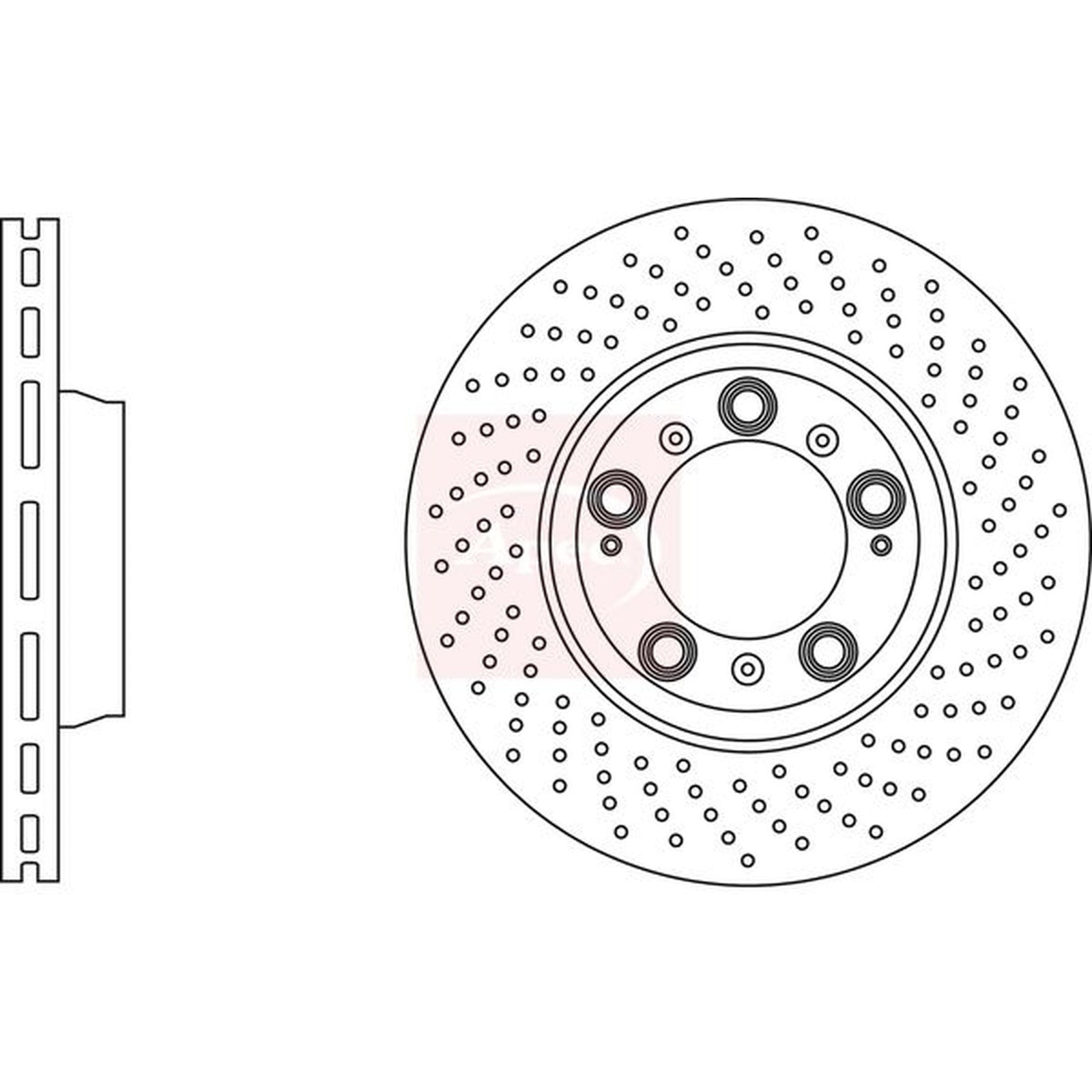 Apec Front / & Rear / Brake Discs & Pads fits Porsche 911 2000-2005 3.6