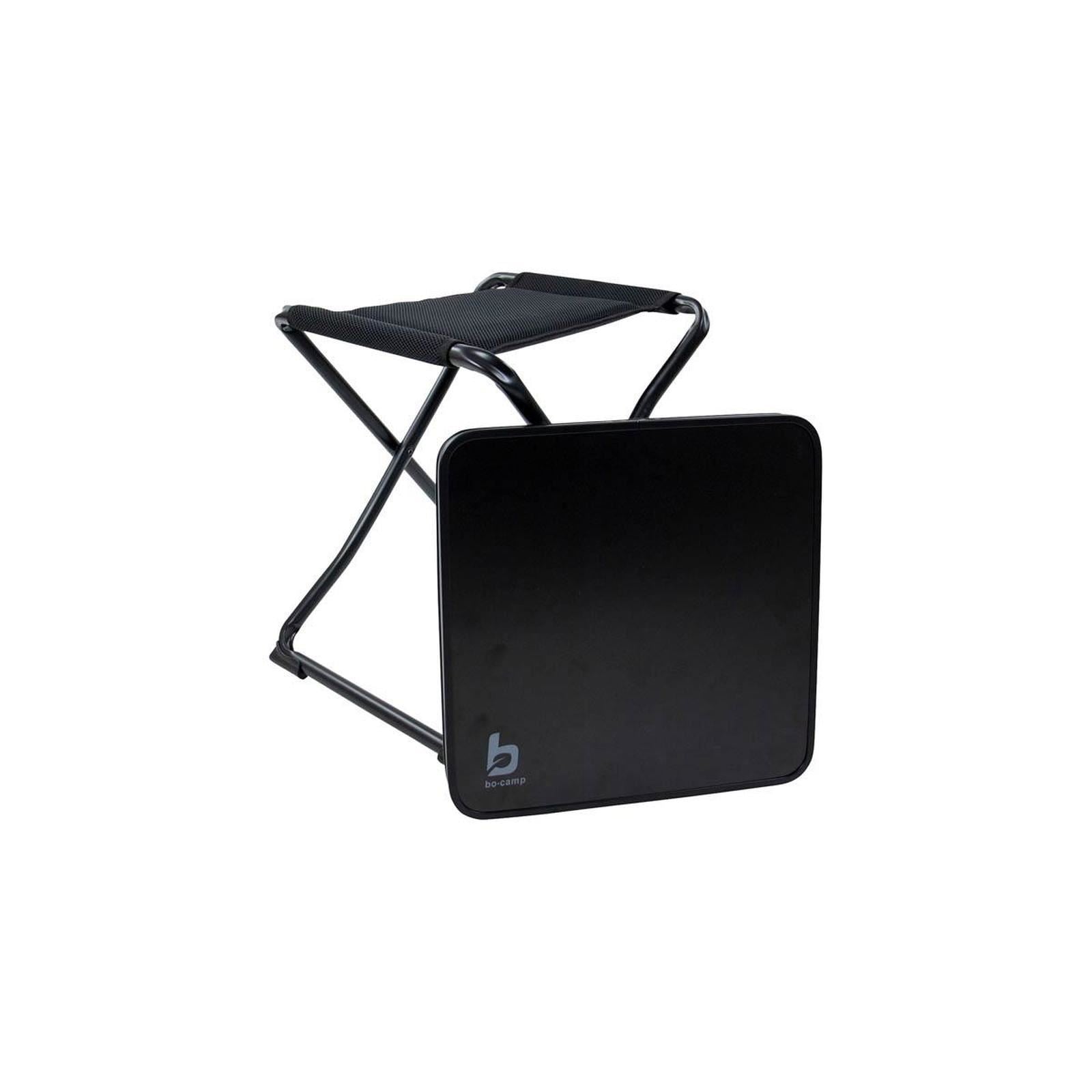 Bo-Camp Stool & Top Foldable Black