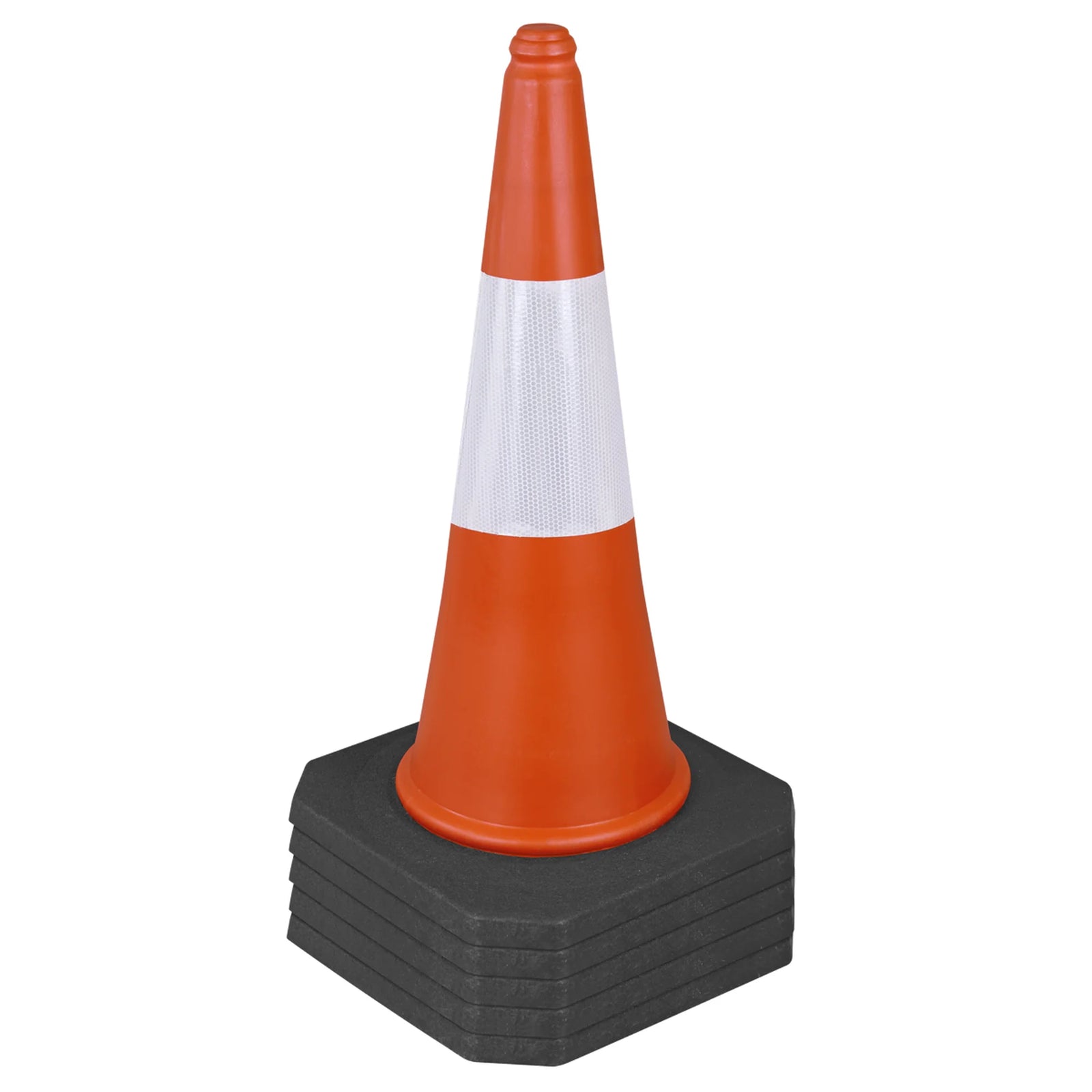Sealey Traffic Cone 75cm - Pack of 5, Hi-Vis & Durable