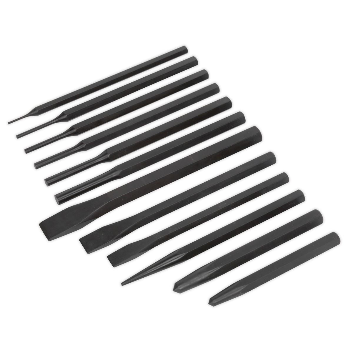 Seigen by Sealey Punch & Chisel Set 12pc S0802