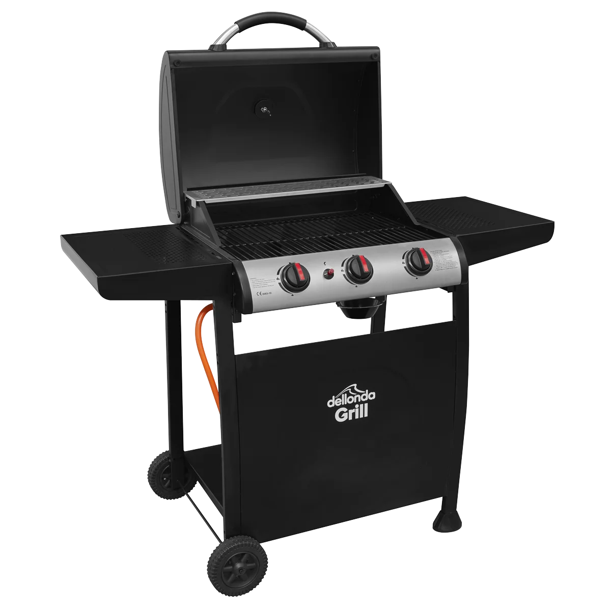 Dellonda 3 Burner Gas BBQ
