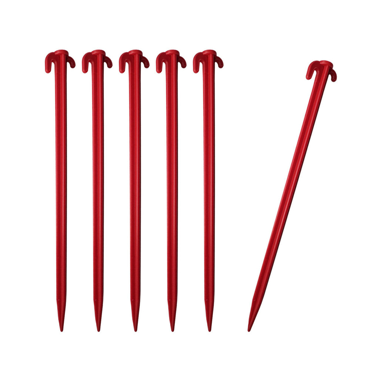 Olpro Pack of 6 Extra long 30cm Plastic Tent Pegs