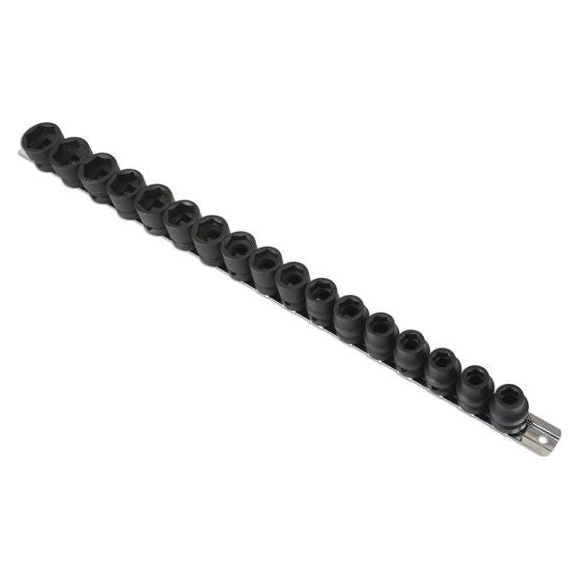 Laser Low Profile Impact Socket Set 1/2"D 17pc 6486