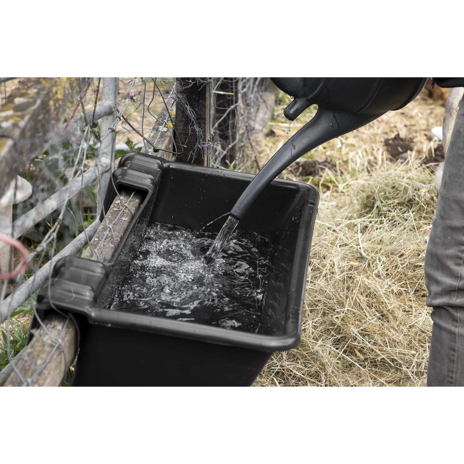 Sealey Hook-Over Trough 40L - Durable Plastic for Farm Animals