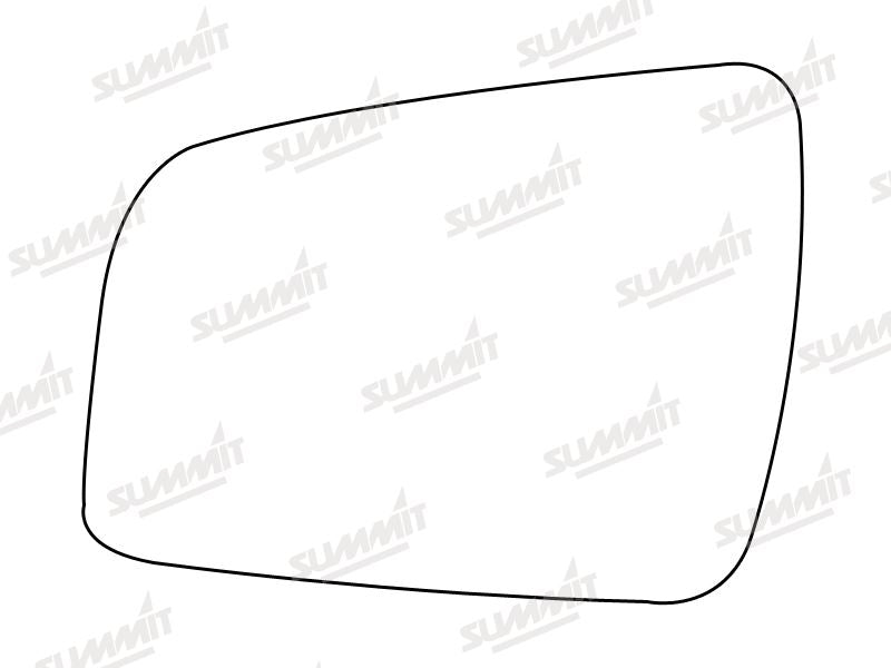 Summit Stick-On Standard Mirror Glass fits Vauxhall Zafira 10 on LHS