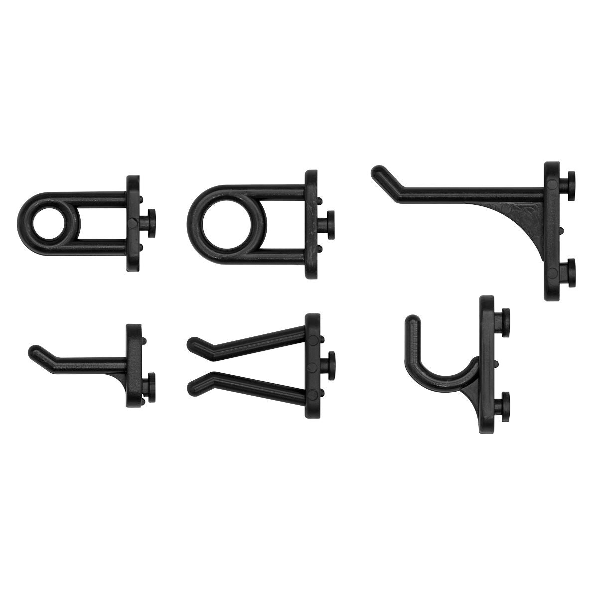 Seigen by Sealey Hook Assortment for Composite Pegboard 30pc S0766