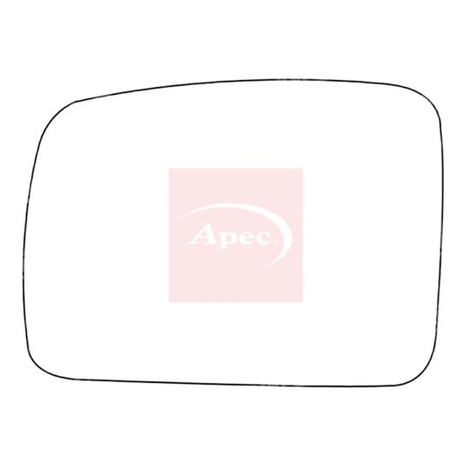 Apec Exterior Wing Mirror Glass Left AMS2013